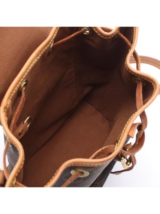 Louis Vuitton Backpack Mini Montsouris Canvas Leather main image 7